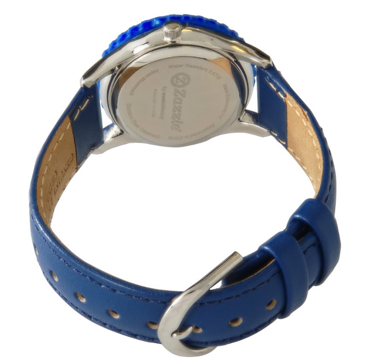 Montre Zazzle40 - Retro Super Sonic Transport Airplane / Kids chiffres bleus