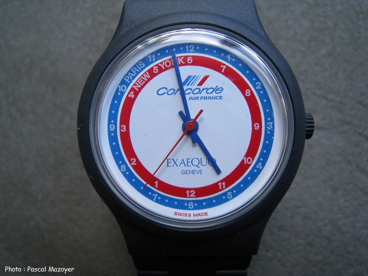 Montre à quartz Concorde Air France, by Exaequo