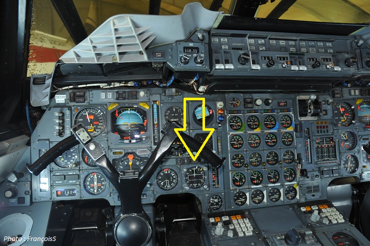 Montre de bord CMD Concorde Air France