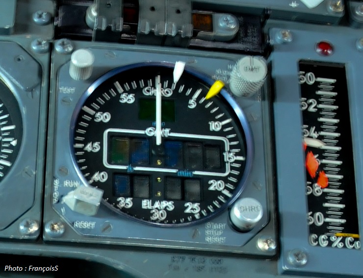 Montre de bord CMD Concorde Air France