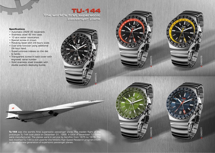 Montre Vostok Europe TU-144