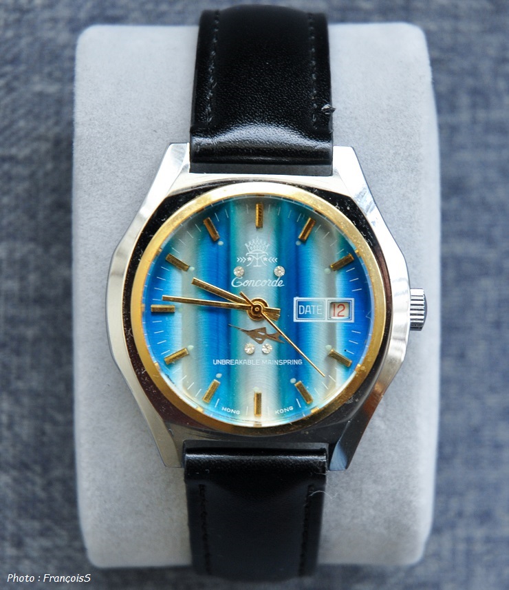 Montre mécanique Concorde / Hong-Kong (Années 60 - 70)