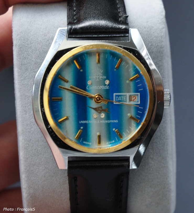 Montre mécanique Concorde / Hong-Kong (Années 60 - 70)