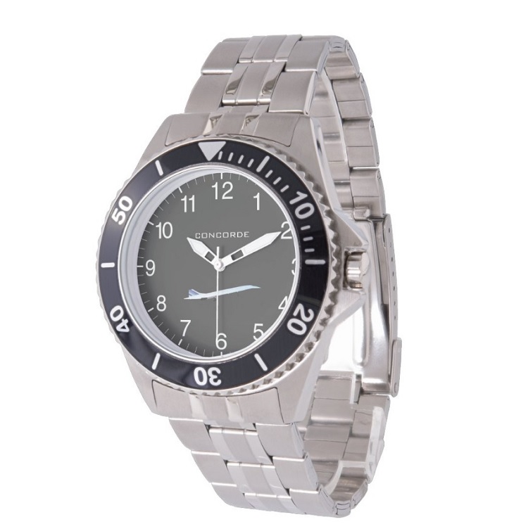 Montre Zazzle (N°44) - Cuir Vintage noir