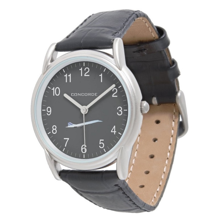 Montre Zazzle (N°48) - Classique cuir noir