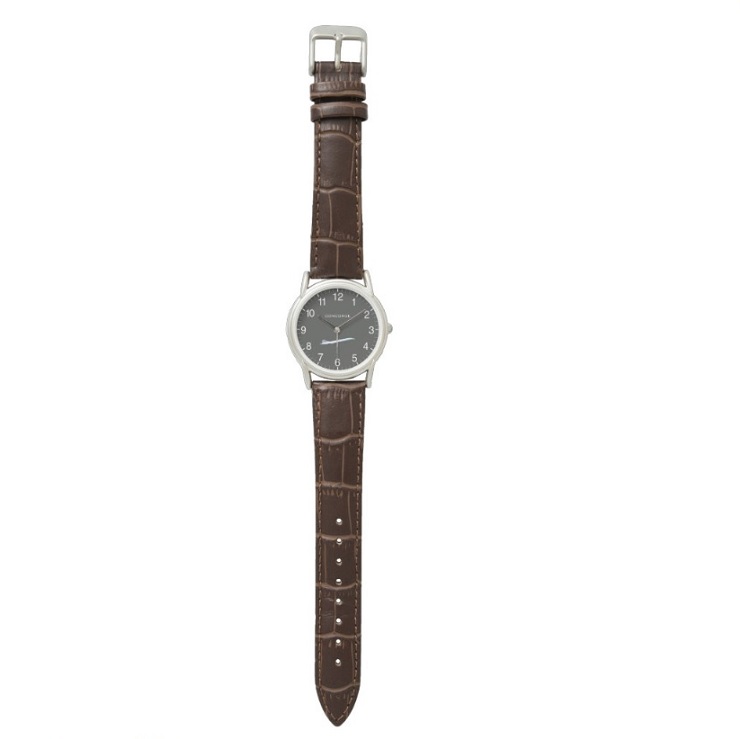 Montre Zazzle (N°49) - Classique cuir marro