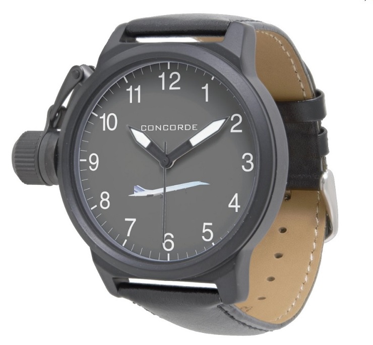 Montre Zazzle (N°50) - Protège-couronne cuir noir 