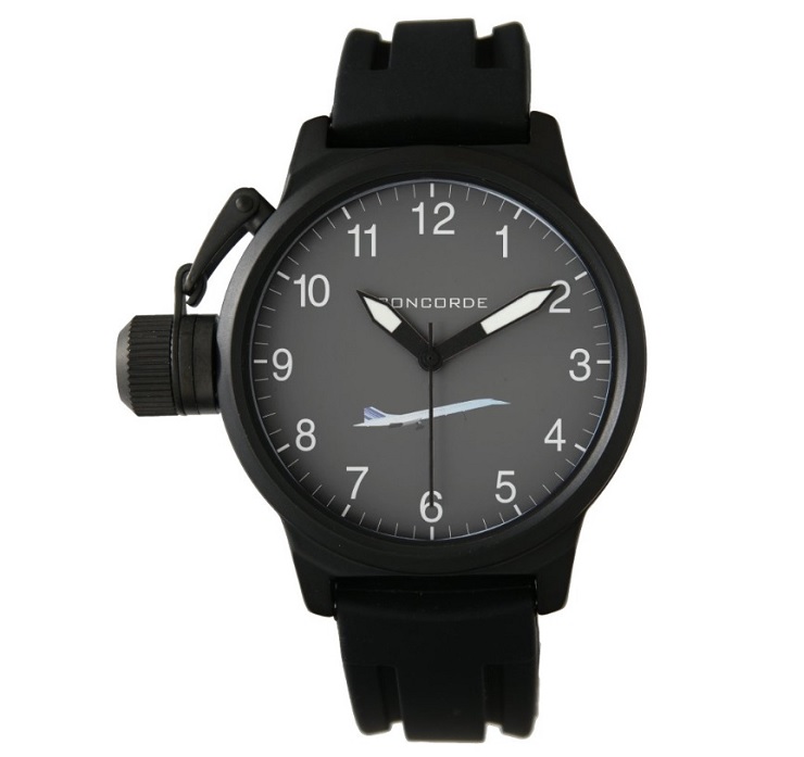 Montre Zazzle (N°51) - Protège-couronne caoutchouc noir