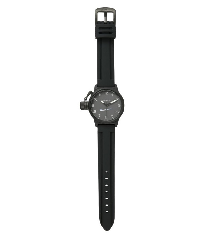 Montre Zazzle (N°51) - Protège-couronne caoutchouc noir