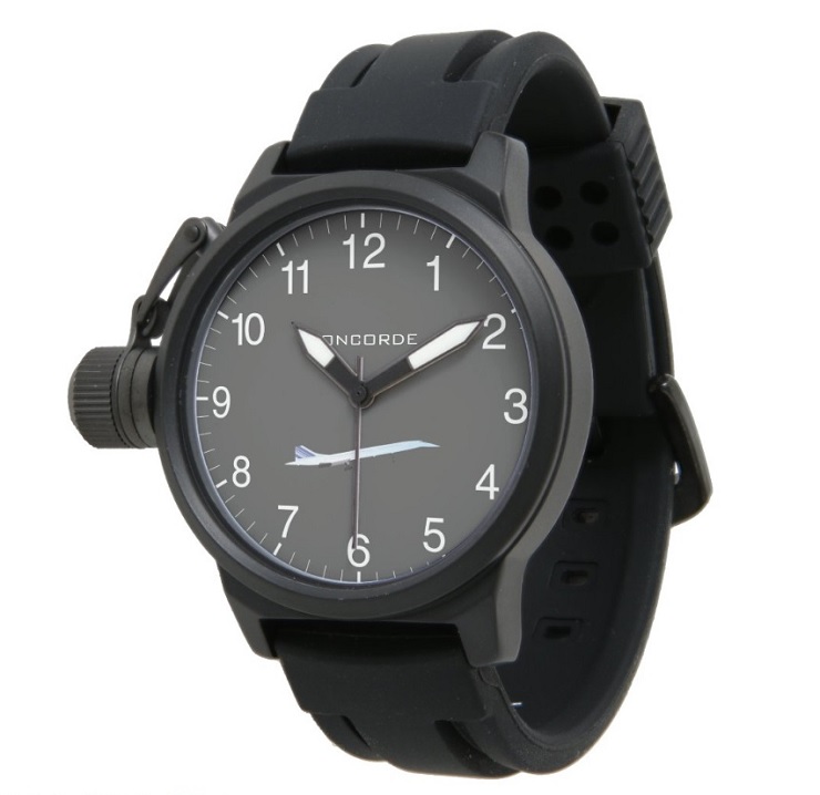 Montre Zazzle (N°51) - Protège-couronne caoutchouc noir
