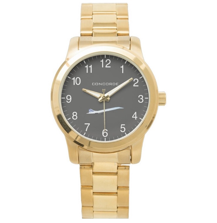 Montre Zazzle (N°54) - Gros bracelet or