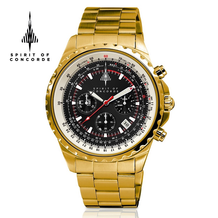 Chronographe « The Spirit of Concorde » Gold Edition