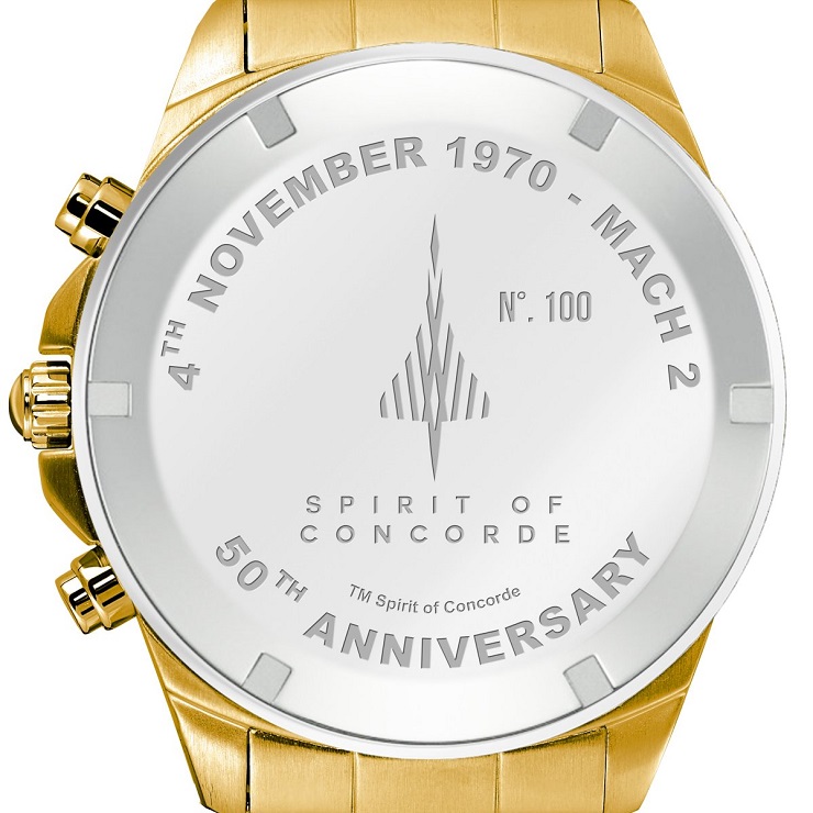 Chronographe « The Spirit of Concorde » Gold Edition