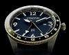 STROND - SSC-101 24h GMT, All Stainless Steel & Blue, black bezel