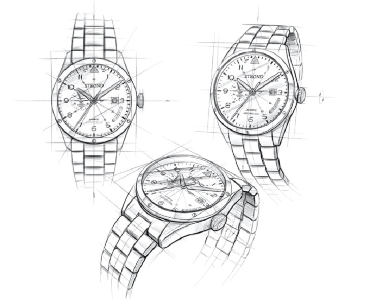 Montre STROND - Automatic G-AXDN (White)