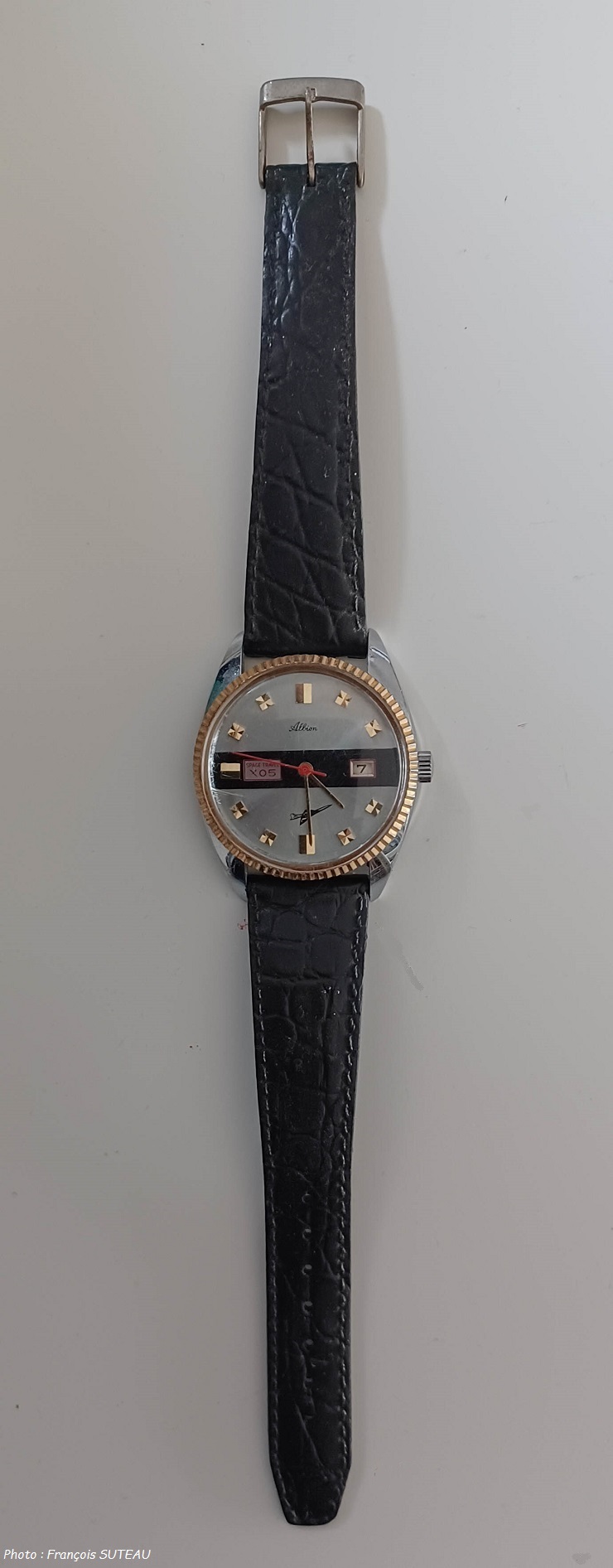Montre Albion Space Travel X05 Concorde (1976) - Fond Silver