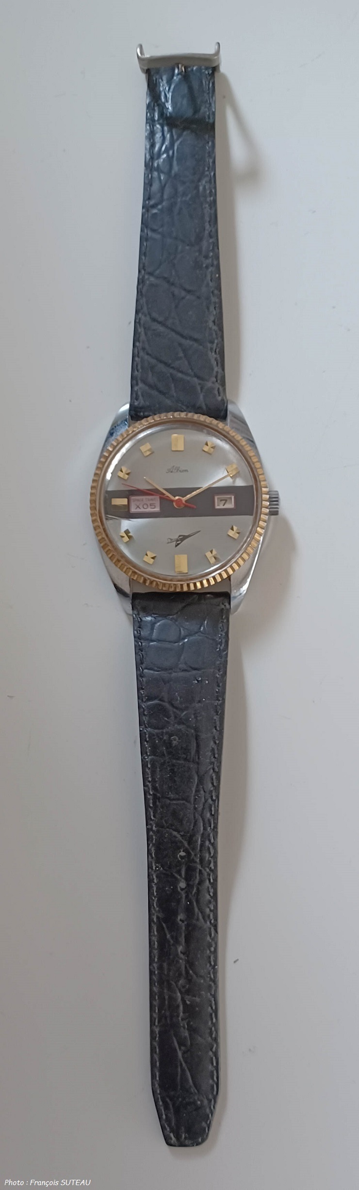 Montre Albion Space Travel X05 Concorde (1976) - Fond Silver