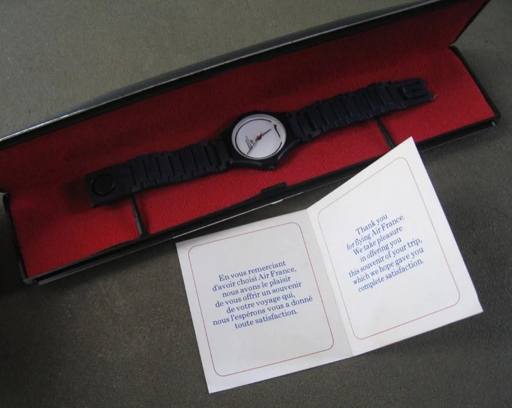Montre Concorde Air France Vol inaugural (modèle femme)