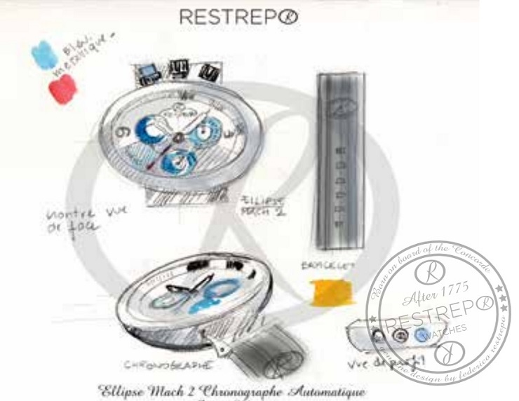 Montre RESTREPO Ellipse Mach2