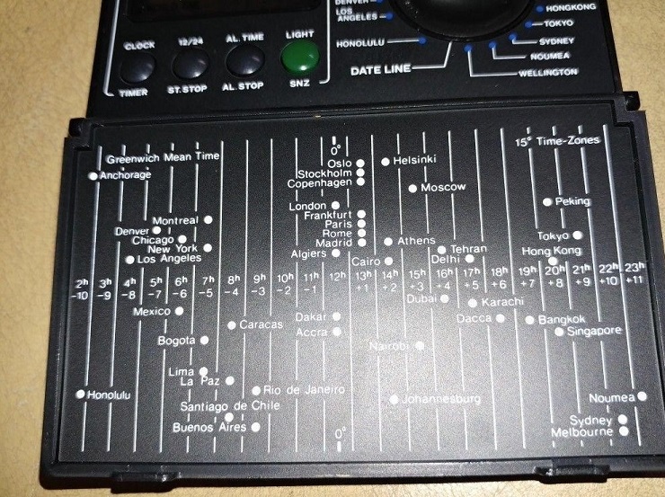 Réveil multifonctions Concorde (Années 70)