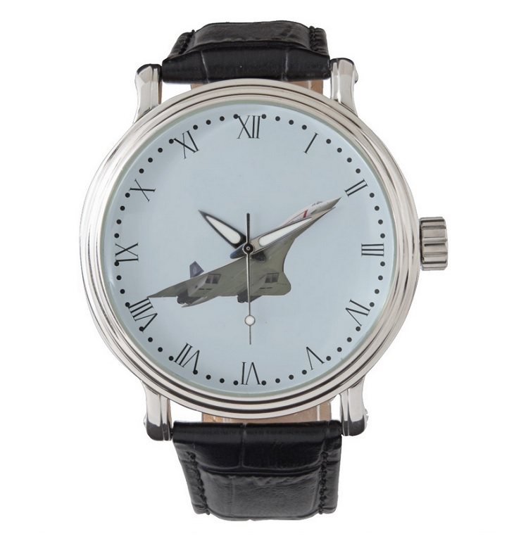 Concorde G-BOAB roman an minutes Dial Watch