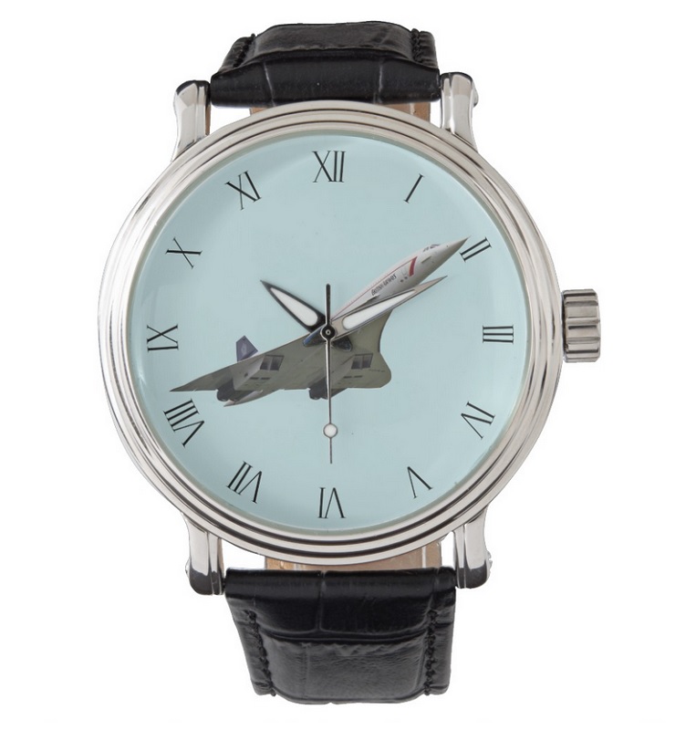 Concorde G-BOAB roman an minutes Dial Watch
