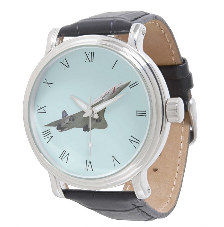 Concorde G-BOAB roman an minutes Dial Watch