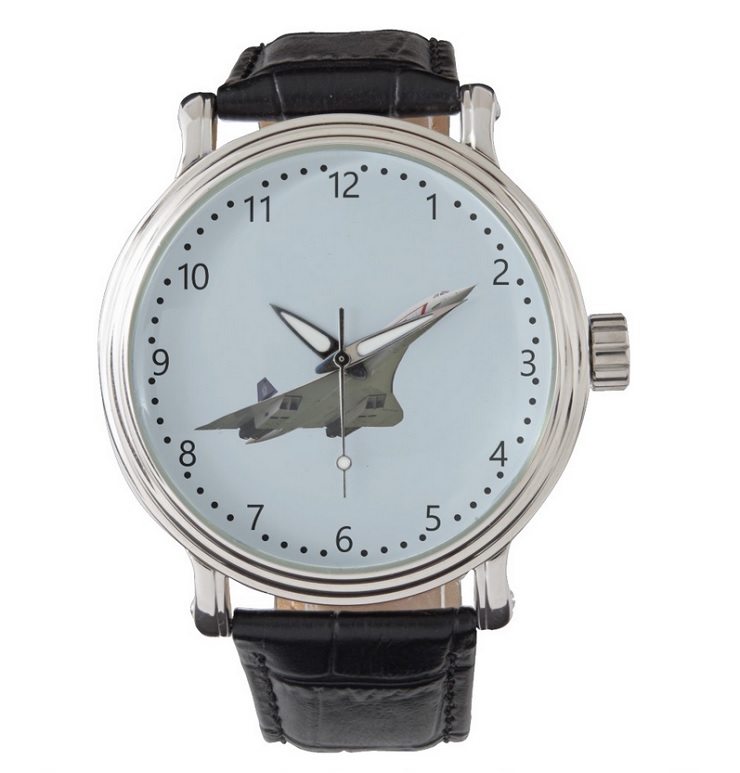 Concorde G-BOAB roman an minutes Dial Watch