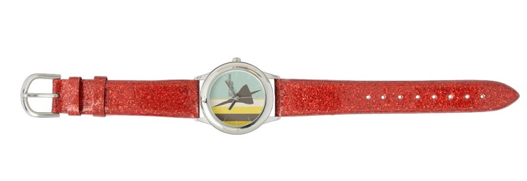 Zazzle30 - Retro Super Sonic Transport Airplane / Kids rouge scintillant