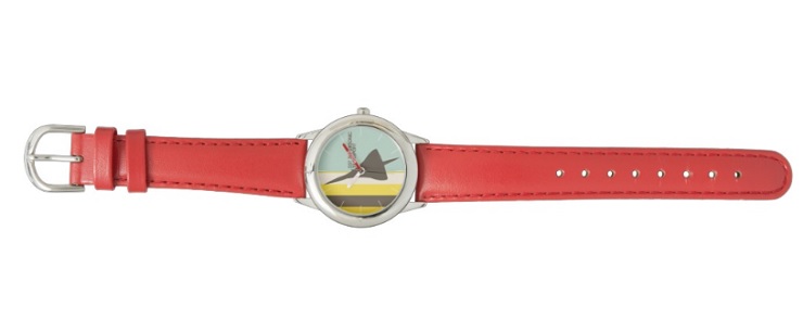 Montre Zazzle (N°34) - Retro Super Sonic Transport Airplane / Kids bracelet rouge