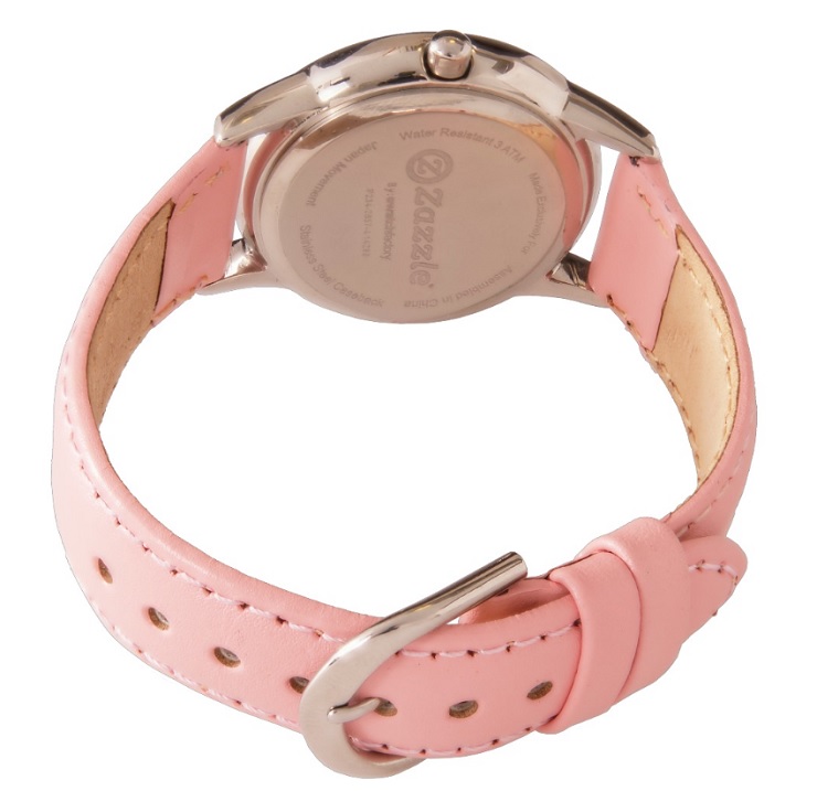 Montre Zazzle (N°36) - Retro Super Sonic Transport Airplane / Kids bracelet rose