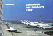 Air France "Catalogue des produits 1987"