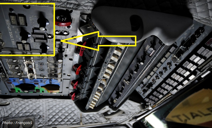 -Engine + Wings & Intake Anti-icing - Panneau H de l'Overhead 