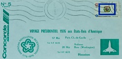 Voyage présidentiel 1976 aux USA F-BVFA 17-05-1976