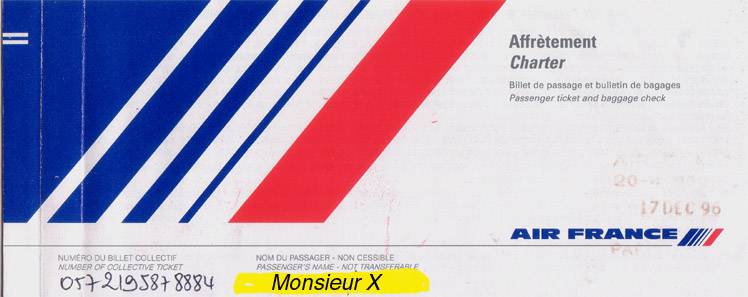 Billet Concorde