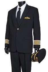 Uniforme de Commandant de Bord Quantas - Signature John Travolta