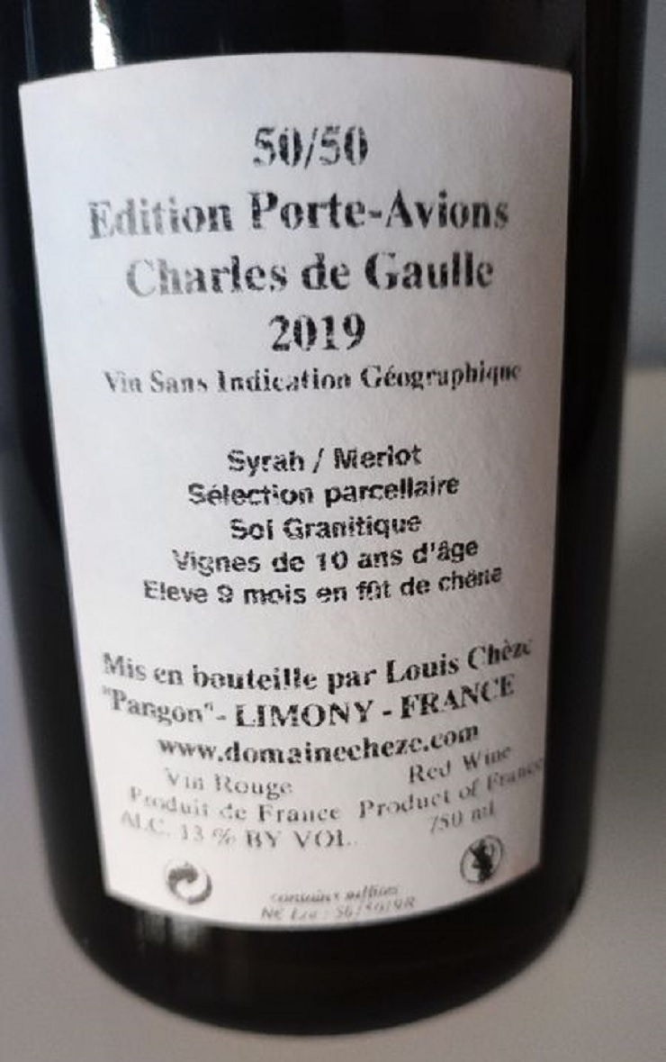 Cuvée spéciale - Porte avions Charles De Gaulle