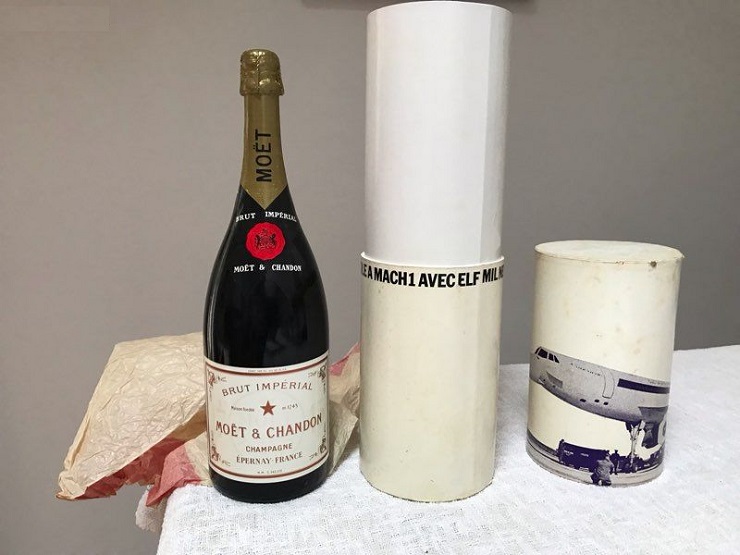 1er vol ATR72 - TOULOUSE 1988 - Château La Baronne - Corbières d'Alaric (1987)