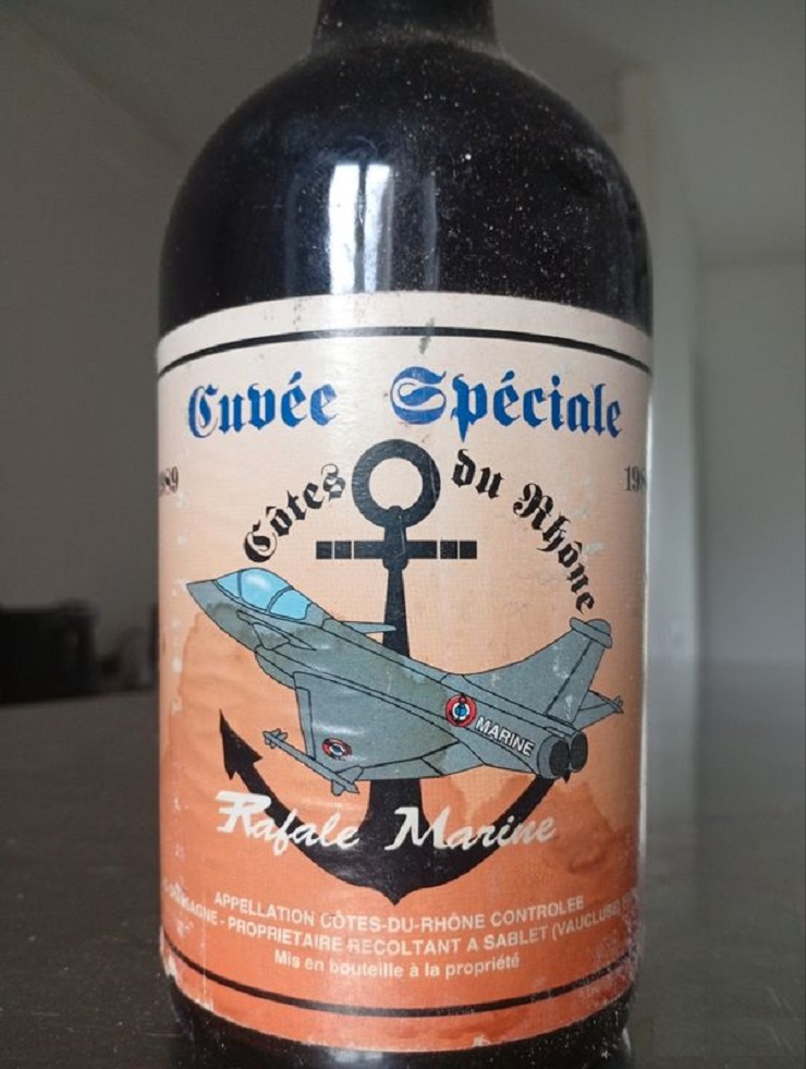 Cuvée spéciale - Côtes du Rhône - "Rafale Marine" (1989) 