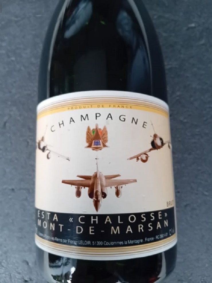 Champagne brut Etiquette : ESTA "CHALOSSE" Mont-de-Marsan