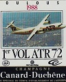 1er vol ATR72 - TOULOUSE 1988 