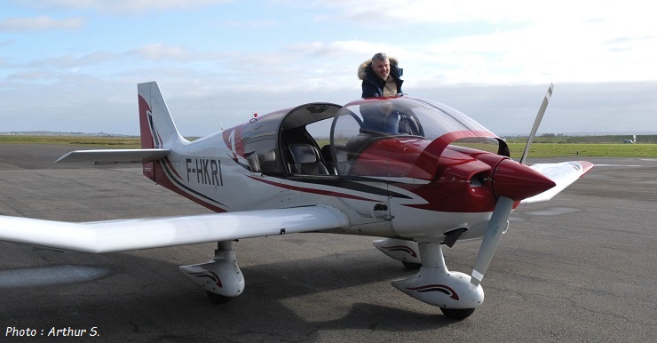 31 Janvier 2023 : Vol vers Saumur en Robin DR401-120 