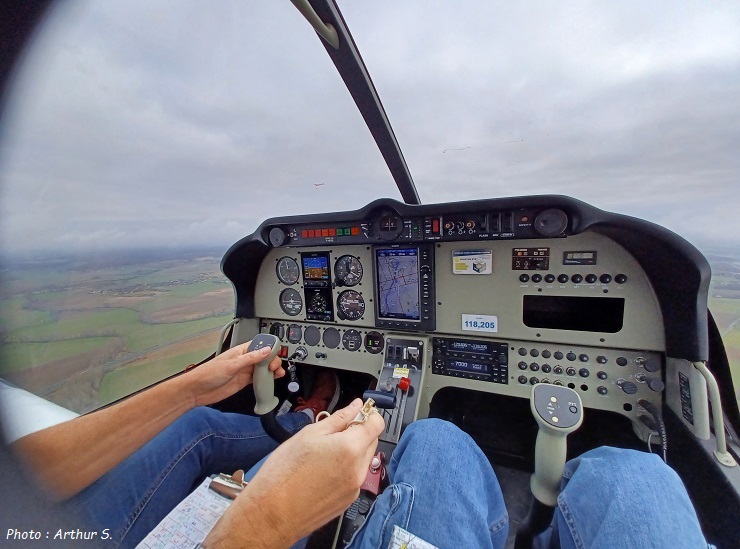 31 Janvier 2023 : Vol vers Saumur en Robin DR401-120 