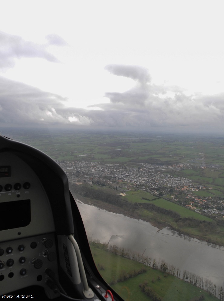 31 Janvier 2023 : Vol vers Saumur en Robin DR401-120 