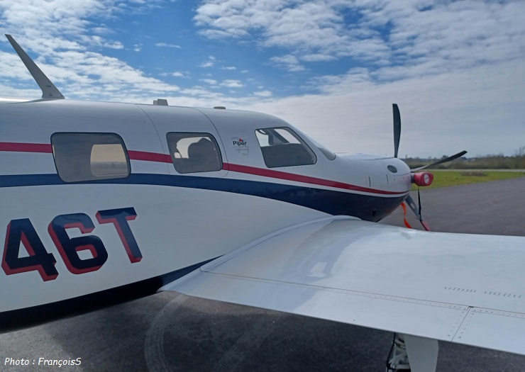 07 Mars 2023 : Vol en Robin DR401-120 et "Piper PA46"