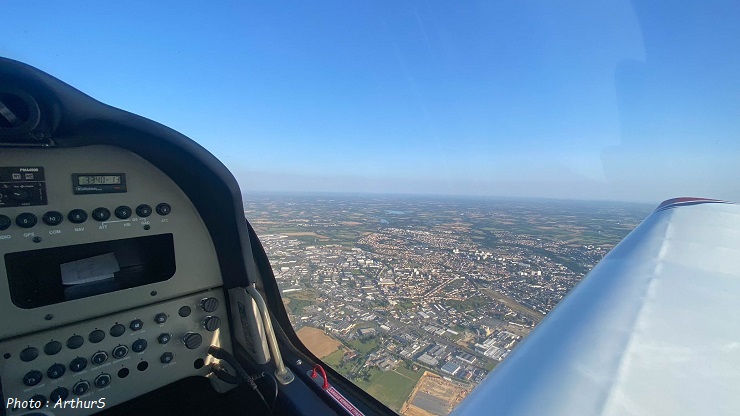 06 Juillet 2023 : Cholet et Mauléon en Robin DR401-120 avec Arthur 