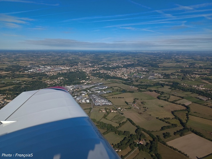 08 Aout 2023 : Vol vers Montaigu en Robin DR401-120 