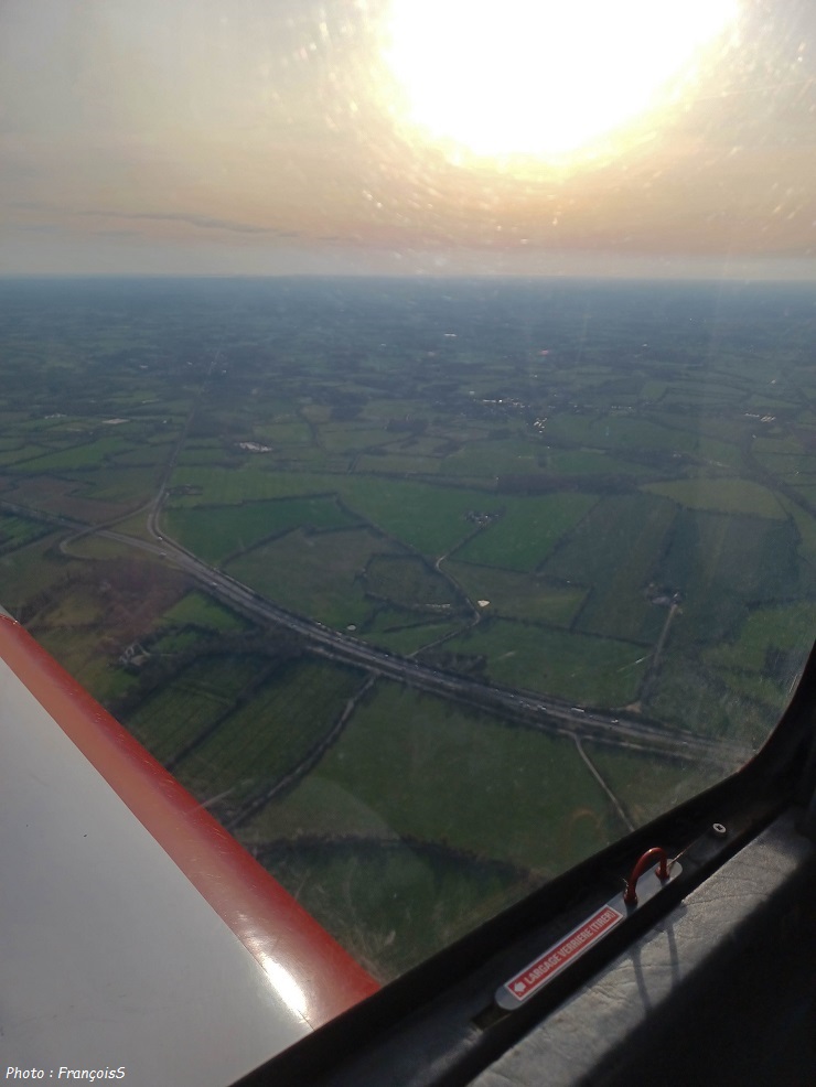 21 Mars 2024 : Vol en Robin DR400-160 vers Redon