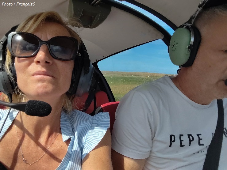 Août 2024 : Vol vers Granville avec Emmanuelle
