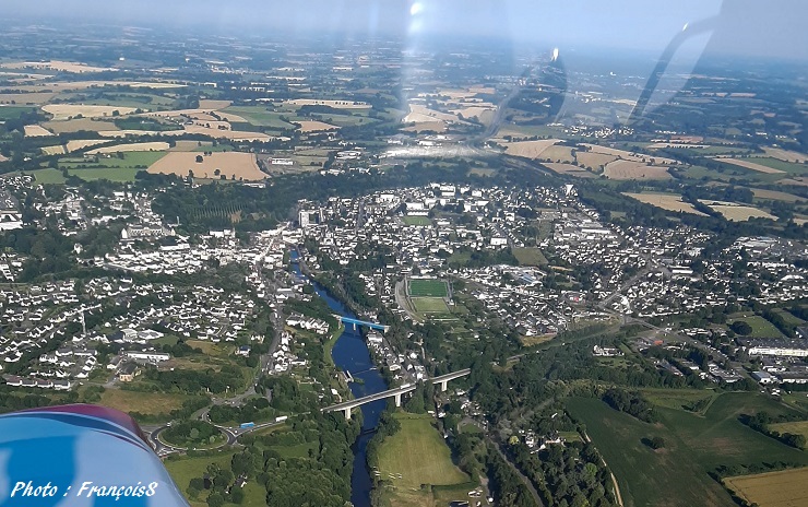 Château de la Lorie vu du ciel